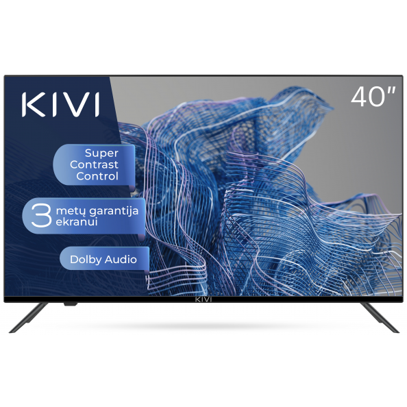 40" Full HD Televizorius KIVI 40F740NB Smart TV Black